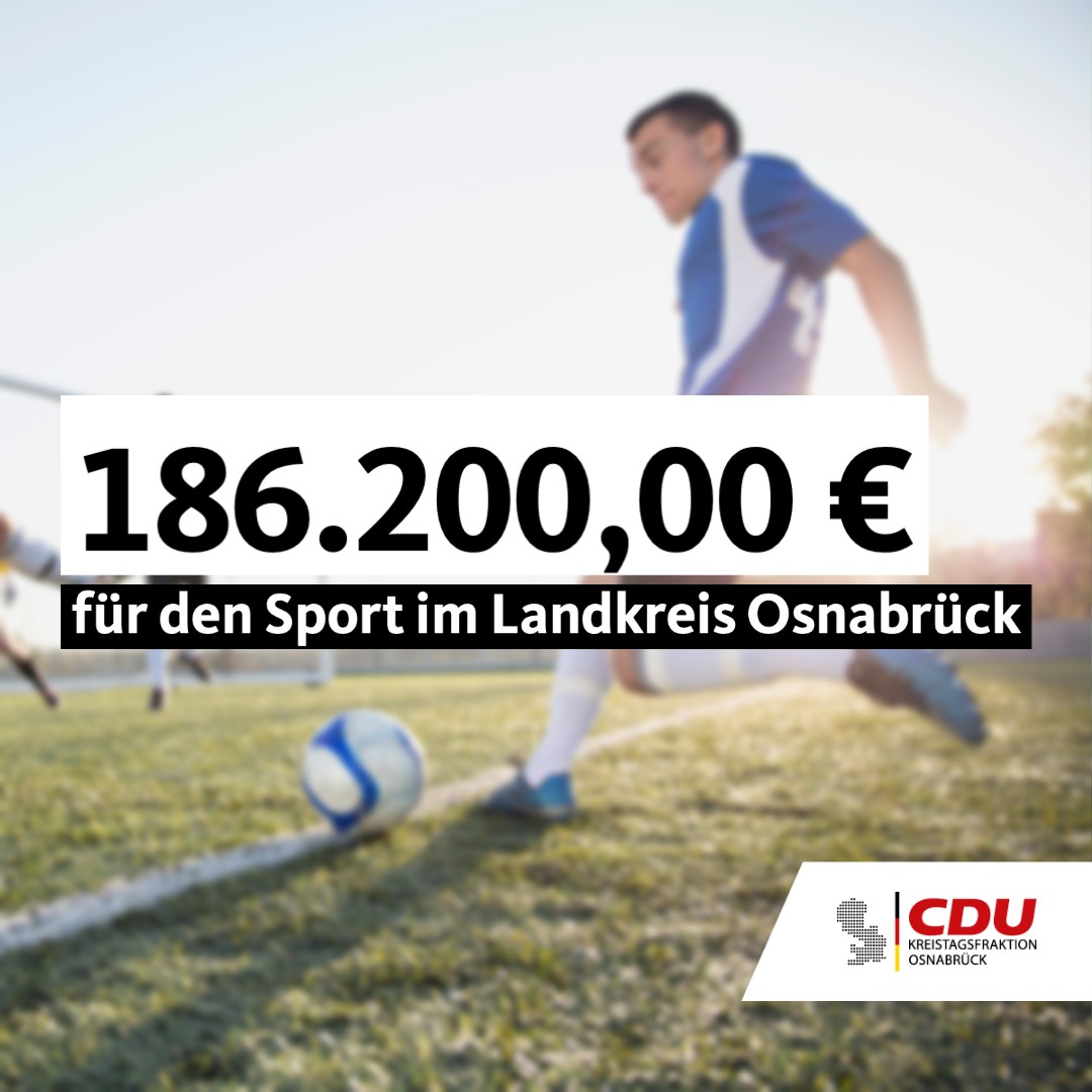 186.200,00 € für den Sportbund Osnabrück 